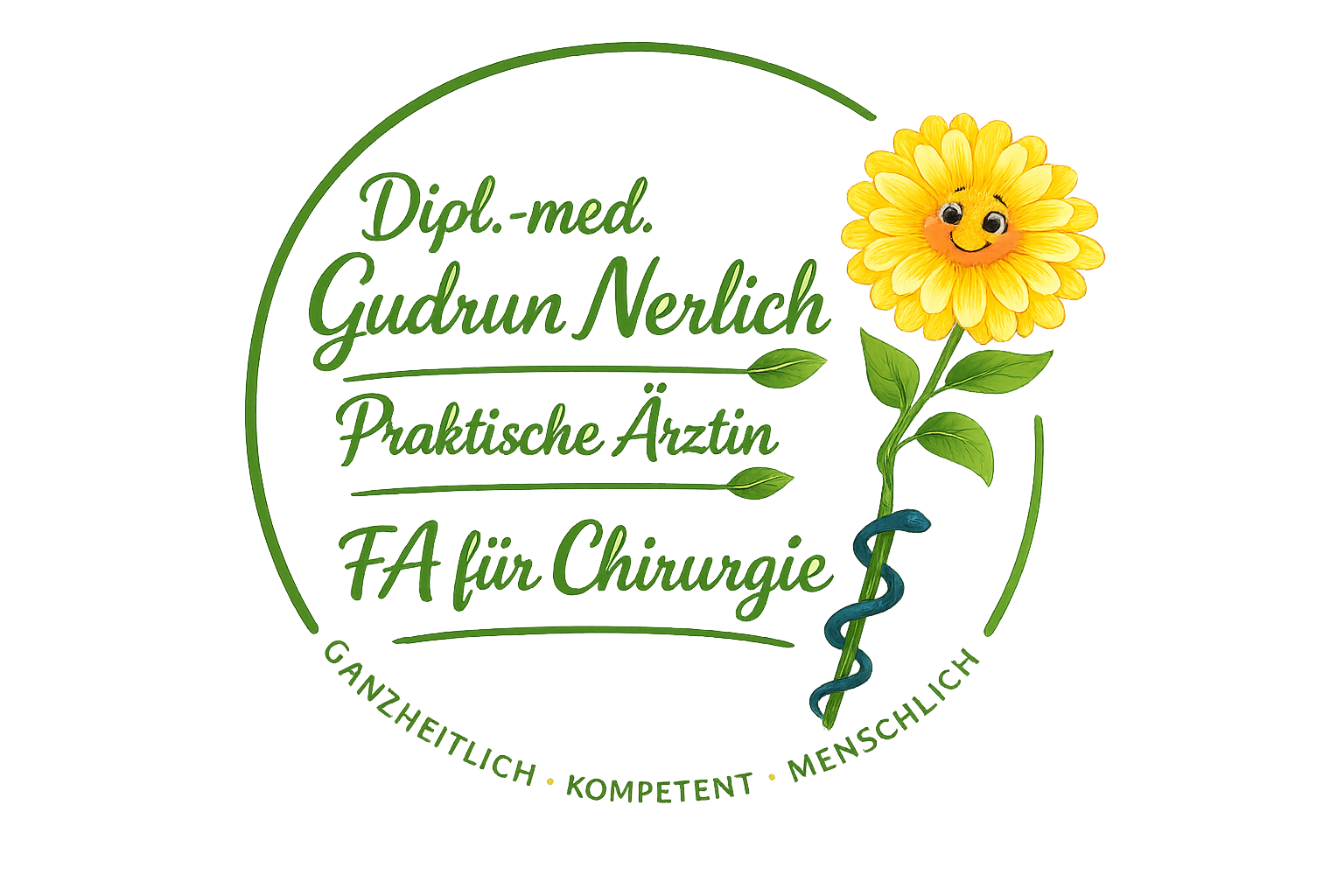 Neues Logo der Praxis Dipl.-med. Gudrun Nerlich